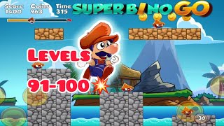 SUPER BINO GO LEVELS 91  100 WALKTHROUGH GAMEPLAY superbinogo superbinogogameplay walkthrough [upl. by Brand844]