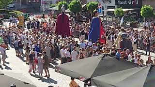 Processie van plaisance Geraardsbergen 28082022 [upl. by Ybloc457]