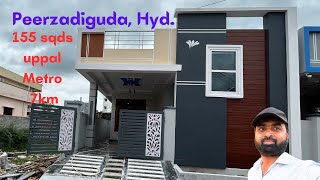 అద్భుతమైన ఇల్లు తక్కువ ధరకే 2bhk independent house for sale in hyderabad peerzadiguda homeviral [upl. by Livia]