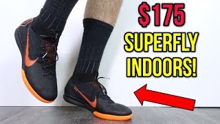 ARE THEY WORTH 175  Nike Mercurial X Superfly 6 Elite Indoor Black  Review  On Feet [upl. by Radcliffe]