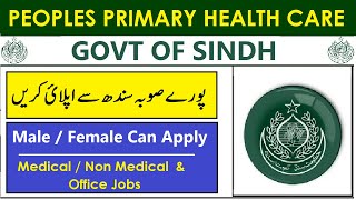 PPHI Sindh Jobs 2024  PPHI sindh jobs 2024 online apply  Social Circle [upl. by Saraiya434]