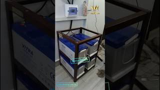 deep cycle battery and 5kva hybrid inverter installationbatterytechnology electrician solardiy [upl. by Nihcas]