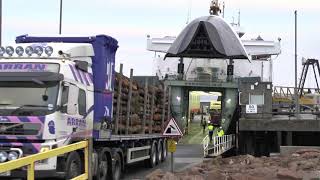 MV Hebridean Isles relieving MV Caledonian Isles Ardrossan to Brodick 2019 [upl. by Acnoib]