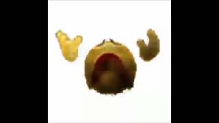 Screaming Disappearing Emoji Meme  1 hour loop [upl. by Piggy]