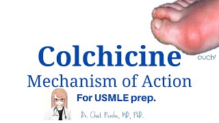 Understanding Colchicine Mechanism Study Breakdown 【USMLE Pharmacology】 [upl. by Mackie]