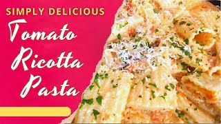 A YearRound Comfort Food TOMATO RICOTTA PASTA  Quick amp Easy  Budget Friendly [upl. by Boffa765]