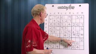 Lesson 3 Learn Sudoku Matching pairs two empty cells [upl. by Eelrebmik]