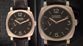 Panerai Radiomir 1940 42mm Rose Gold Mens Watch PAM00513 PAM513  SwissWatchExpo [upl. by Appilihp]