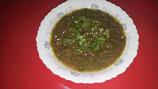 easy urdu recipe Jamma ka saag recipe Lassi wala saag by life my Art [upl. by Ameyn]