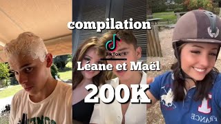 compilation tiktok Léane et Maël spécial 200K 💕 [upl. by Nels628]