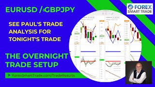 Forex Smart Trades Overnight Trade Setup with Paul McMann  Simple amp Accurate [upl. by Gruver]