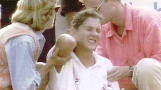 Monica Seles invented the tennis grunt [upl. by Aciamaj]