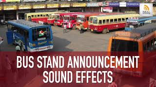 Bus Stand Announcement Sound Track [upl. by Haek8]