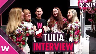 Tulia quotFire of Love Pali sięquot Poland INTERVIEW  Eurovision in Concert 2019 [upl. by Brewer495]