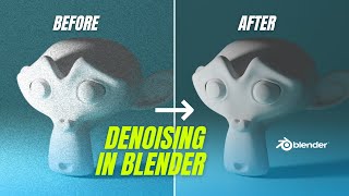 How to DENOISE A RENDER in Blender 29  Blender Rendering Tutorial [upl. by Nahor580]