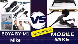 Boya BY M1 vs Smartphone Mic Best Budget Audio Solution Unbelievable Difference in Sound Quality [upl. by Nylirem445]