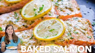 How To Make Baked Salmon with Garlic and Dijon  Under 30 Minutes [upl. by Peedsaj]