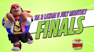 Brawl Stars Championship 2021  July Monthly Finals  NA amp LATAM N [upl. by Nudnarb]