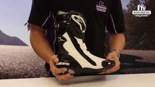 Alpinestars SupertechR Motorlaars Review  MotorKledingCenterTV [upl. by Ylelhsa11]