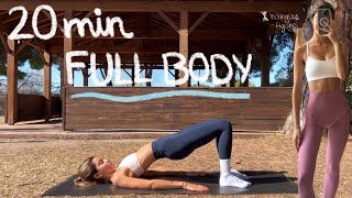 20MIN full body pilates workout for beginners  tone up and burn fat  no equipment [upl. by Griggs]