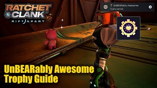 Ratchet amp Clank Rift Apart • UnBEARably Awesome Trophy Find all 9 CraiggerBears [upl. by Elleunamme]