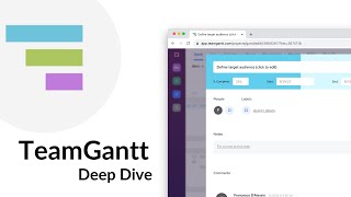 TeamGantt Free Gantt Chart Software Deep Dive [upl. by Latreese]