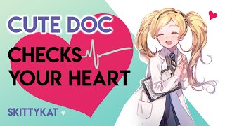 ASMR  Heart sounds amp Checkup from your Sweet Distractible Doctor 🩺 [upl. by Leinahtam652]