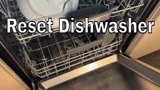 How to Reset a Dishwasher [upl. by Aehr]