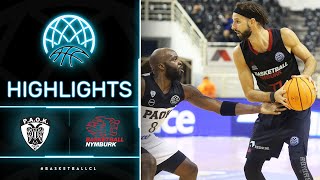 PAOK mateco v ERA Nymburk  Highlights  Basketball Champions League 202122 [upl. by Joelly]