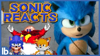 Sonic Reacts To SONIC THE HEDGEHOG Lowbrow Animation [upl. by Llenal]