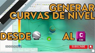 💡¡NO TE COMPLIQUES Curvas de nivel en Civil 3D SIN ESFUERZO desde Google Earth [upl. by Tatum531]