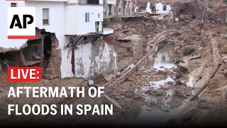 LIVE Aftermath of flash floods in Valencia Spain [upl. by Effie]