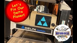 Repairing Our Delta Benchtop Planer [upl. by Anevad169]