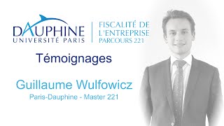 Témoignage  Guillaume Dauphine  Master 221 [upl. by Nnailuj226]