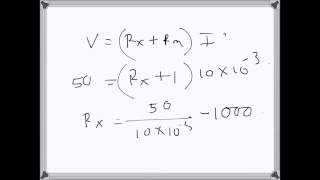 Electrical Engg Voltmeter readingrange problem example [upl. by Notnroht953]