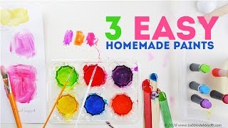 How to Make Paint 3 Easy Homemade Paints  CREATIVE BASICS Episode 4 [upl. by Kotto]