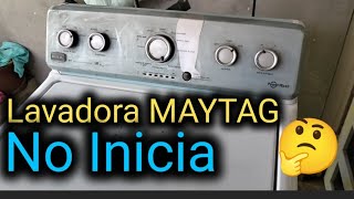 Lavadora Maytag No Llena Agua No Lava [upl. by Eelirem]