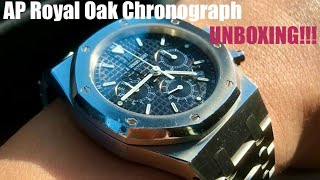 Unboxed Watches Audemars Piguet Royal Oak Chronograph 25860st Unboxing [upl. by Eryn]