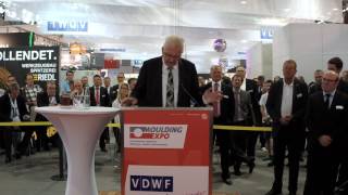 Ministerpräsident Kretschmann auf der Moulding Expo  25 Jahre VDWF [upl. by Maroney]