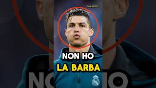 😨Ronaldo non riesce a crescere la barba calcio football sports ronaldo cr7 [upl. by Glass]