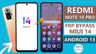 Redmi Note 10 Pro FRP Bypass MIUI 14 Without Pc  Redmi Note 10 Pro MIUI 14 Google Account Remove [upl. by Cristiona782]