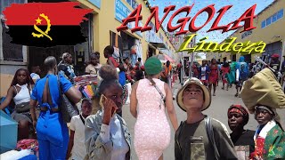 Luanda Angola Walking Tour Best African Market 2024 [upl. by Anitneuq]