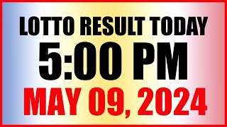 Lotto Result Today 5pm May 9 2024 Swertres Ez2 Pcso [upl. by Templeton]