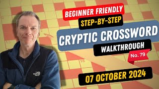 Beginners stepbystep guide to Solving a Cryptic Crossword  No79 [upl. by Warder]