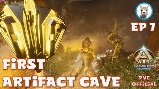 Easiest Artifact Ever  Scorched Ascended Ep7  Official PVE  Ark Ascended [upl. by Yssac]