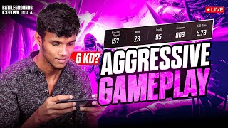 AGGRESSIVE GAMEPLAY  BGMI LIVE [upl. by Etselec5]