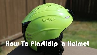 How to Plastidip a Helmet  Sublime Green [upl. by Terena]