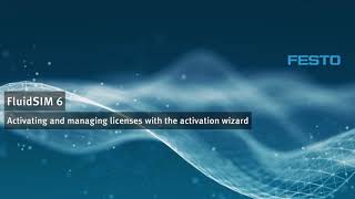 FluidSIM 6  Activation wizard  activate and manage [upl. by Enelkcaj980]