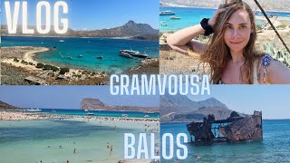 🌴VLOG KRETA 2023🏝GRAMVOUSA I BALOS🌺 [upl. by Darn]