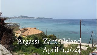 Argassi Zakynthos Island Greece  April 1 2024 [upl. by Maurili]